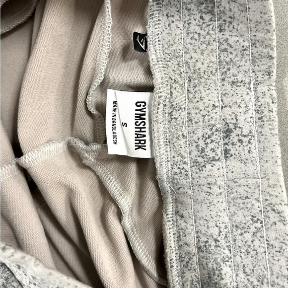 Gymshark Chalk Gray and White Joggers - Picture 5 of 10